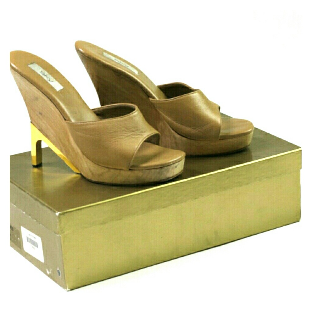 Sky Brand Wood Mules